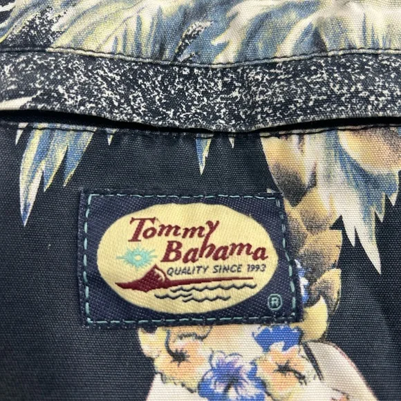 Vintage Tommy Bahama Drawstring Bag Pinup Bikini Girl Beach  display picture 3